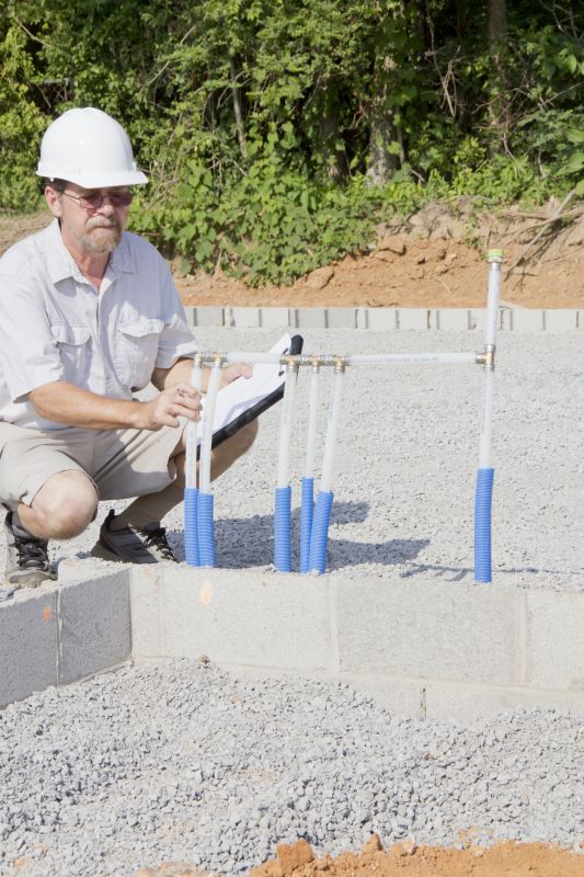 Main Water Line Installation detail